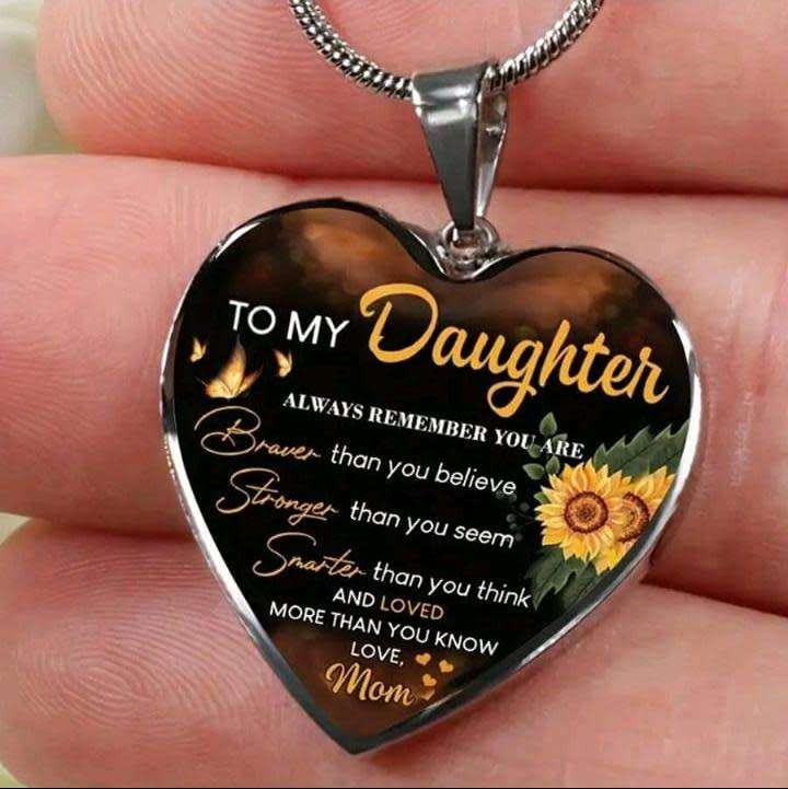 TO MY DAUGHTER NECKLACE