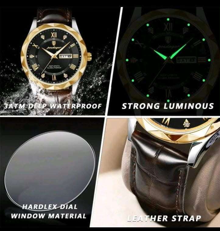 Poedagar leather watch****MUST SEE****