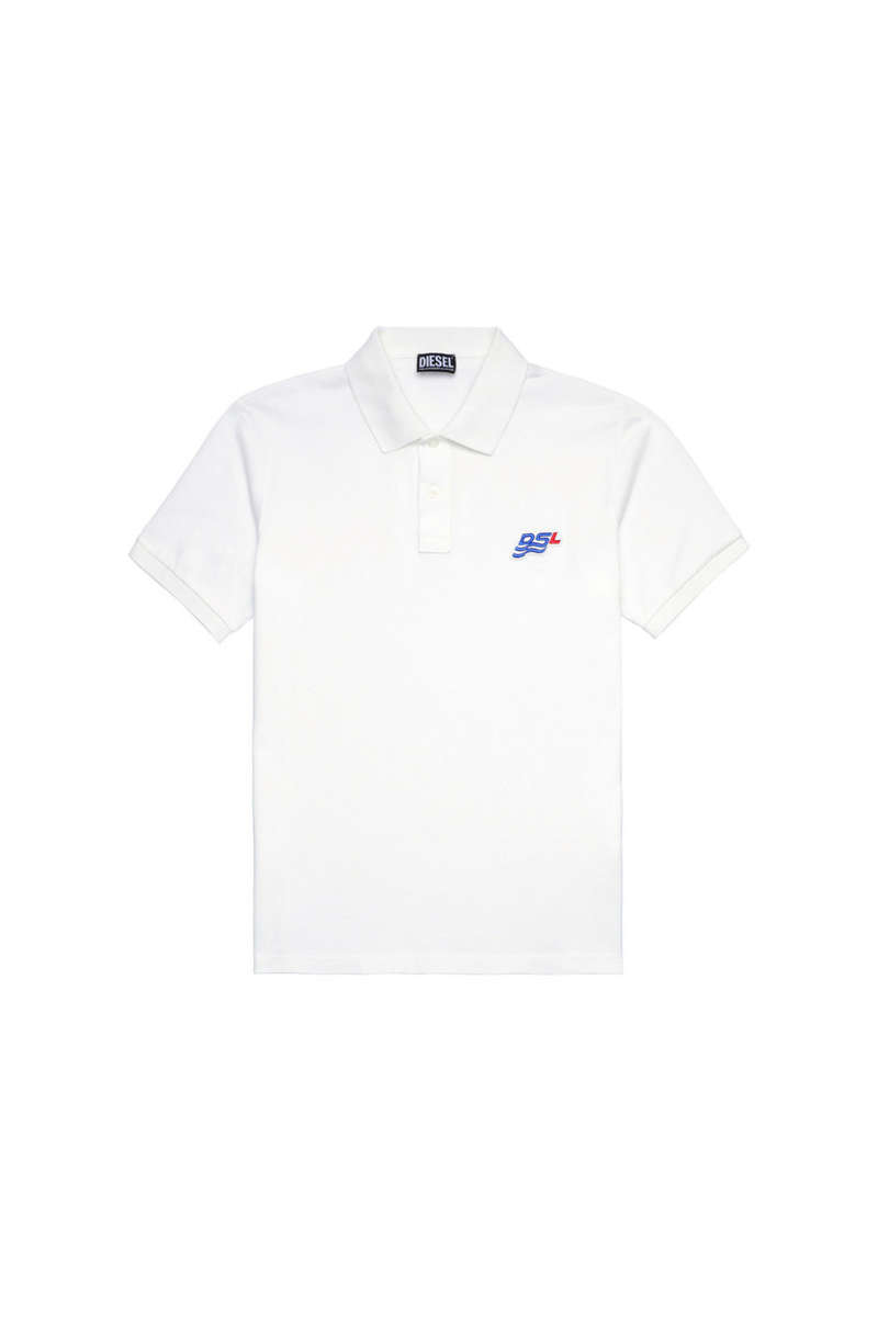 Diesel POLO SHIRT WITH DSL WAVE PATCH T-SMITH