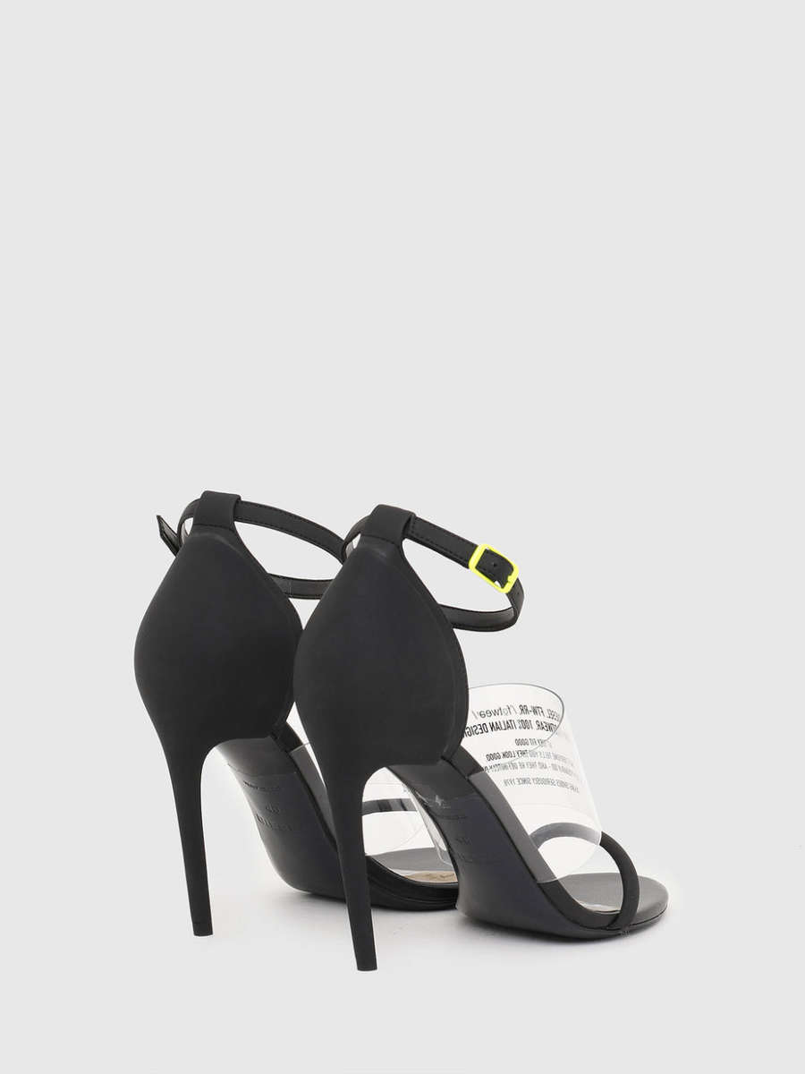 Diesel Strappy Faux Leather Sandals [35]