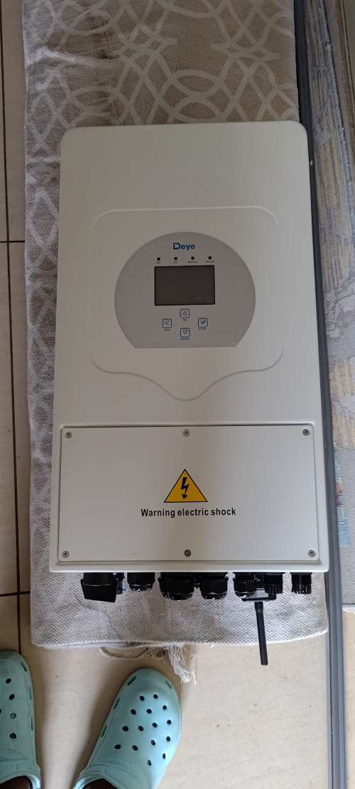 Deye 5KW - used for 2 months then upgraded to sunsynk 16KW