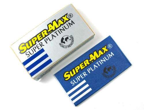 SuperMax Super Platinum DE Razor blades