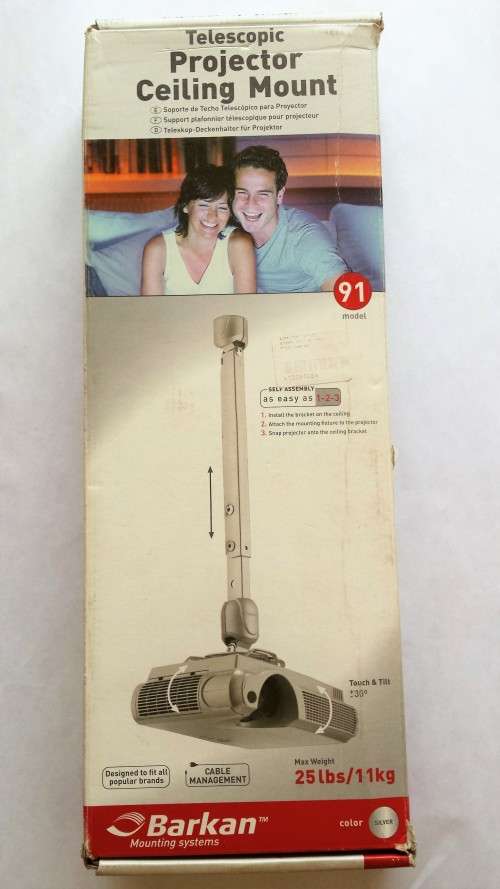 Projector Ceiling Mount, Telescopic, Barkan