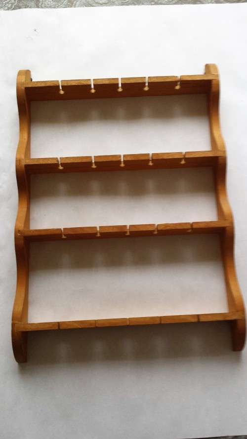 Wall Rack for Display Spoons, 20 spoon display
