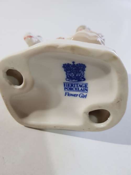 Porcelain Ornament, Flower Girl, Heritage Porcelain