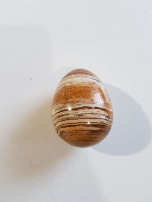 Stone Egg, Polished Stone, Quartz Crystal, Healing