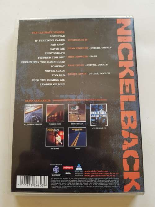 Nickelback, The Ultimate Video Collection, DVD