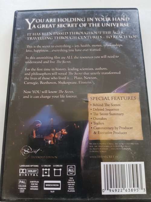 The Secret, DVD