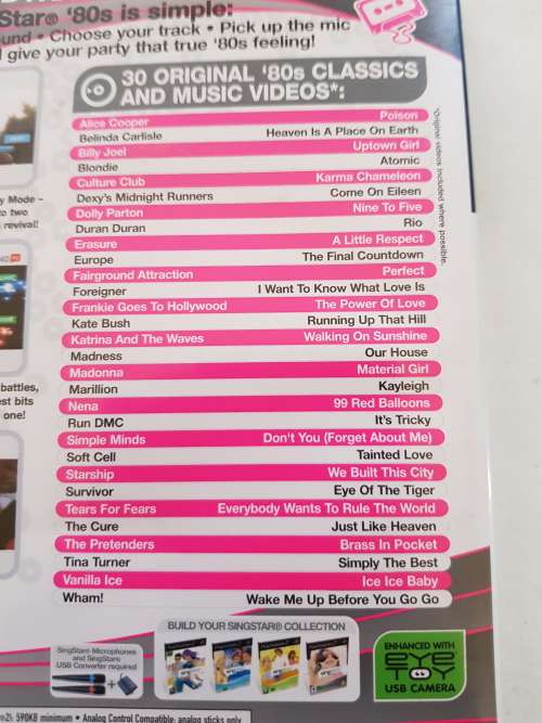 Playstation 2, Singstar 80's