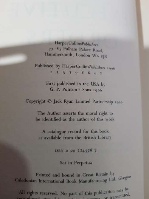 Tom Clancy, Executive Orders, Hardcover