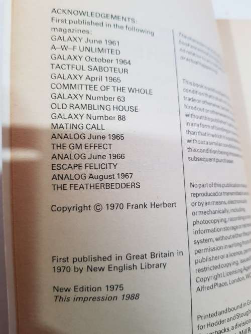 Frank Herbert, The Worlds of Frank Herbert