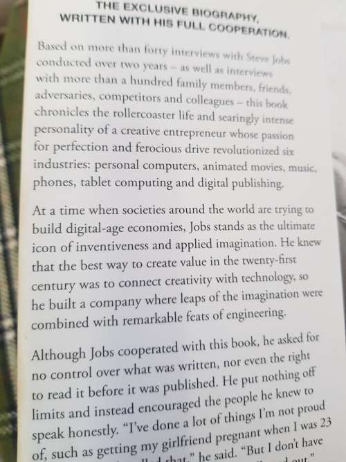 Steve Jobs, by Walter Isaacson