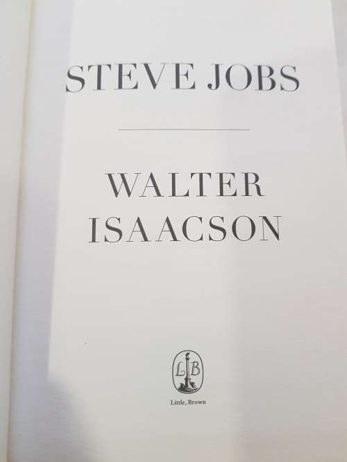 Steve Jobs, by Walter Isaacson
