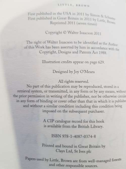 Steve Jobs, by Walter Isaacson