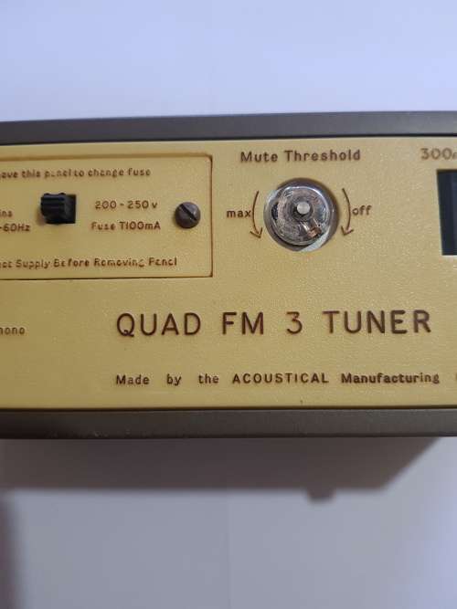 Quad FM 3 Tuner, Vintage Radio Tuner