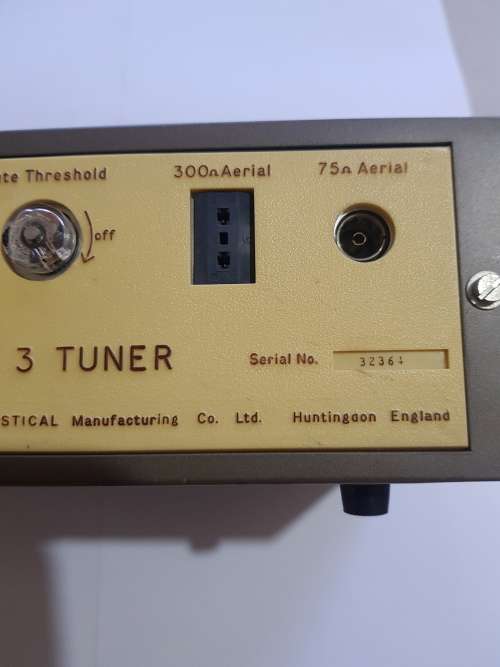 Quad FM 3 Tuner, Vintage Radio Tuner