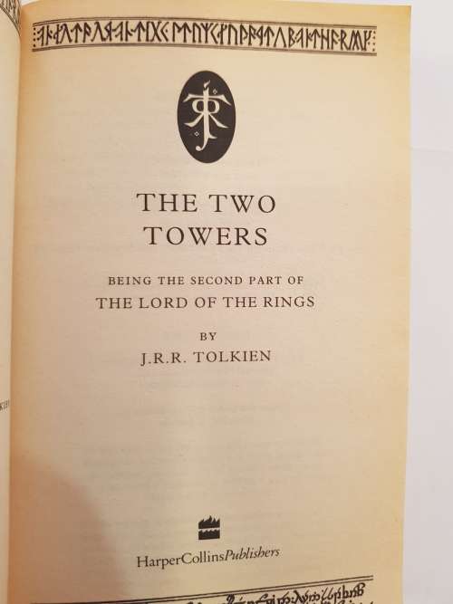 The Lord of the Rings, Part Two, The Two Towers, JRR Tolkien