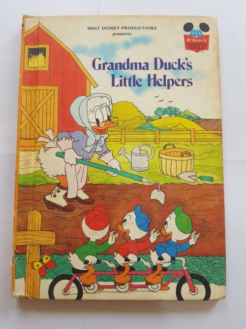 Walt Disney, Grandma Duck`s Little Helpers, 1980 Hardcover