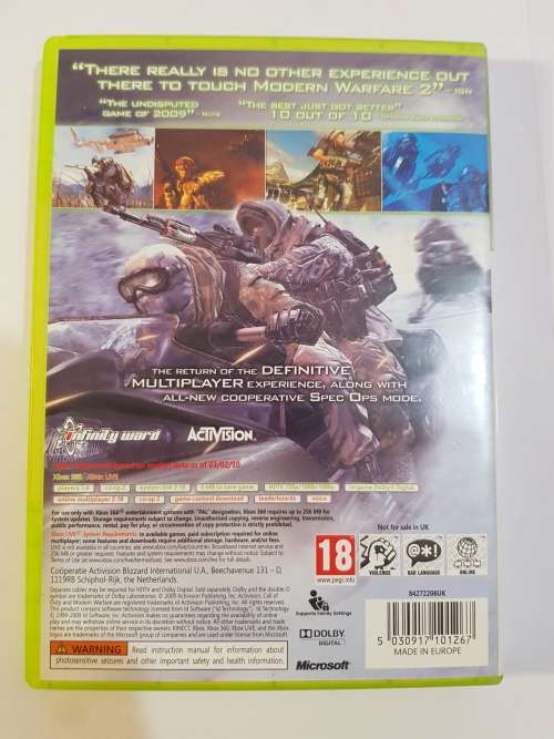 XBox 360, Call of Duty, Modern Warfare 2
