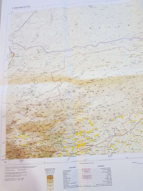 Map 2230 Messina, 1:250 000