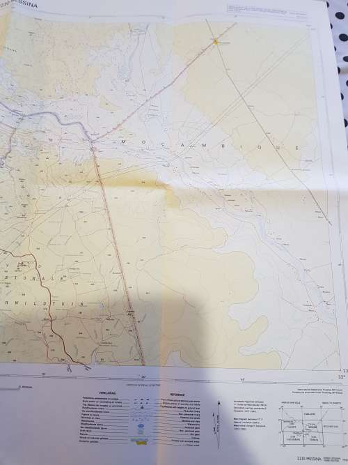 Map 2230 Messina, 1:250 000