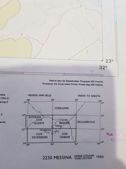 Map 2230 Messina, 1:250 000