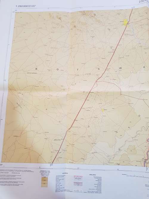 Map 2326 Ellisras, 1:250 000