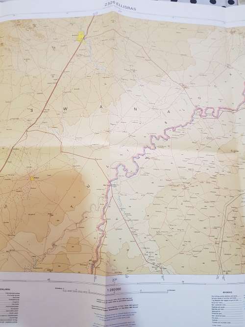 Map 2326 Ellisras, 1:250 000