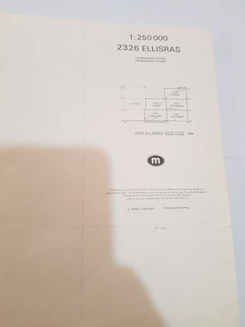 Map 2326 Ellisras, 1:250 000
