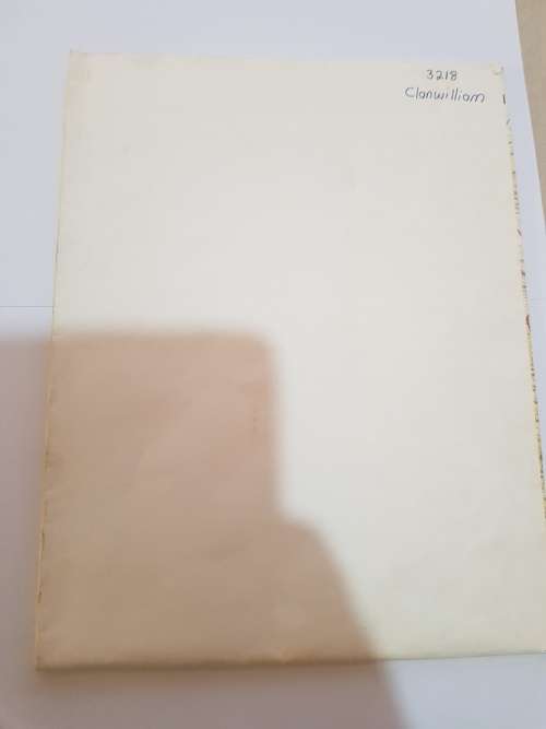 Map 3218 Clanwilliam, 1:250 000