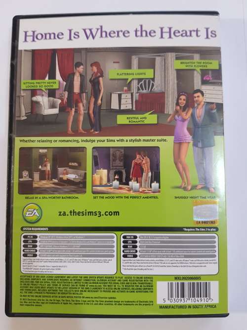 The Sims 3, Master Suite Stuff, PC DVD/Mac