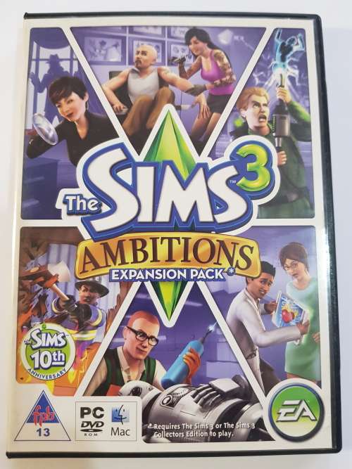The Sims 3, Ambitions Expansion Pack, PC DVD/Mac