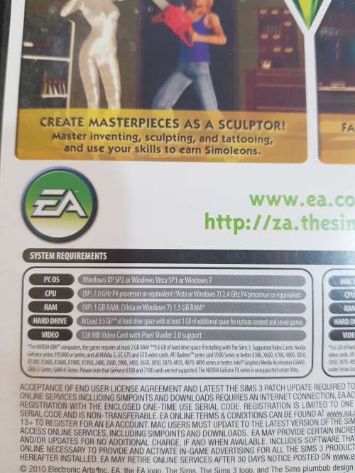 The Sims 3, Ambitions Expansion Pack, PC DVD/Mac