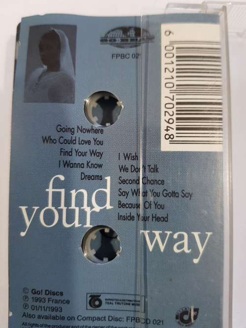 Gabrielle, Find Your Way, Cassette