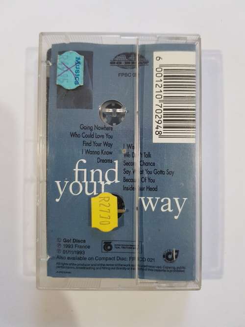 Gabrielle, Find Your Way, Cassette