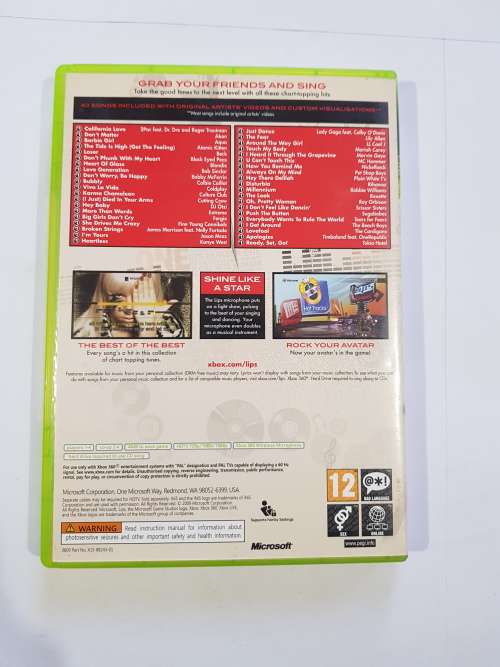 Xbox 360, Lips Number One Hits