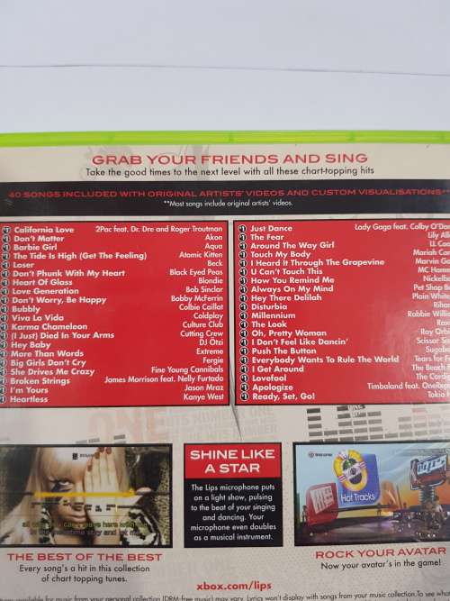 Xbox 360, Lips Number One Hits