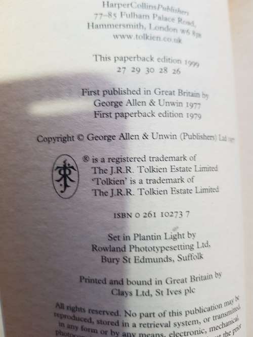 The Silmarillion by J.R.R. Tolkien