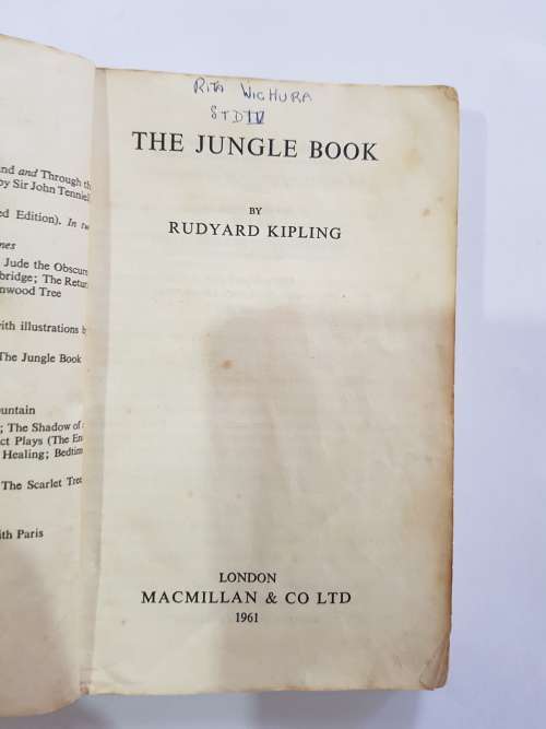 The Jungle Book by Rudyard Kipling, 1961