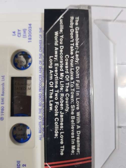 Kenny Rogers, Greatest Hits, cassette