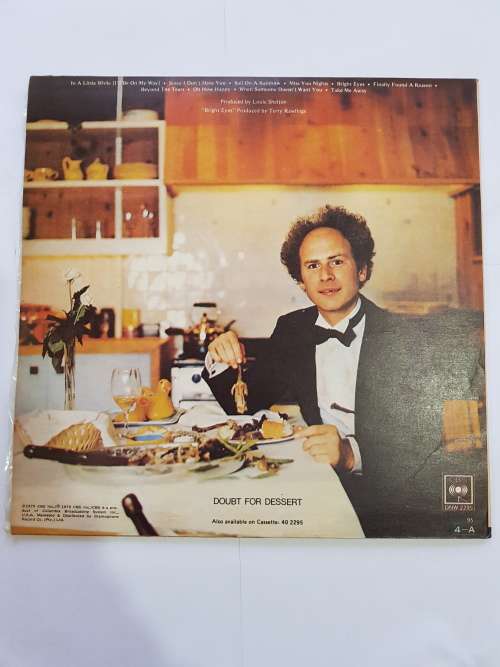 Art Garfunkel, Fate for Breakfast LP, Zimm Press