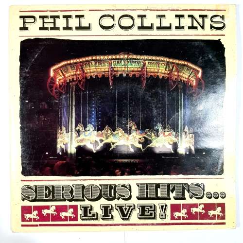 Phil Collins, Serious Hits Live Double LP, VG