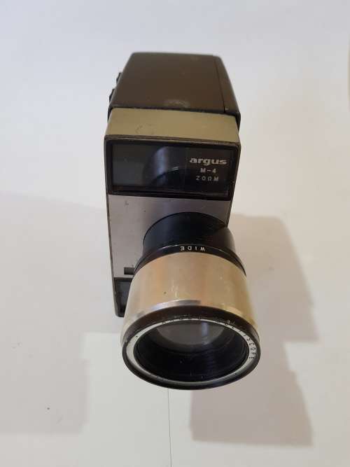 Vintage Camera, Argus M-4 Zoom Camera 8mm