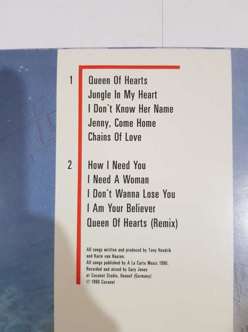 Bad Boys Blue, Game of Love LP, VG+