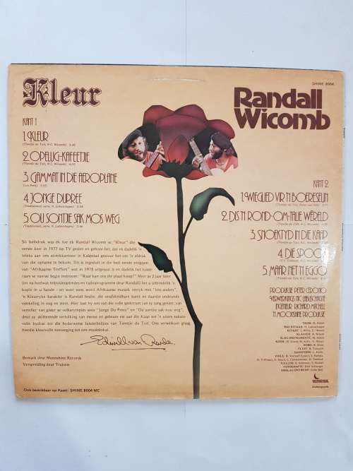 Randall Wicomb, Kleur LP, VG+