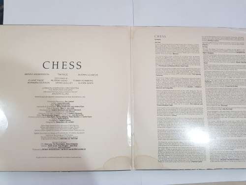 Chess, Double LP, VG