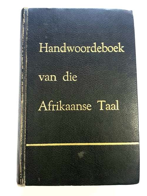 Handwoordeboek van die Afrikaanse Taal, First Edition 1970