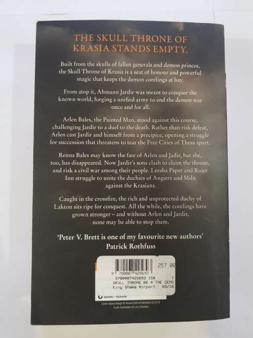 The Skull Throne by Peter V. Brett