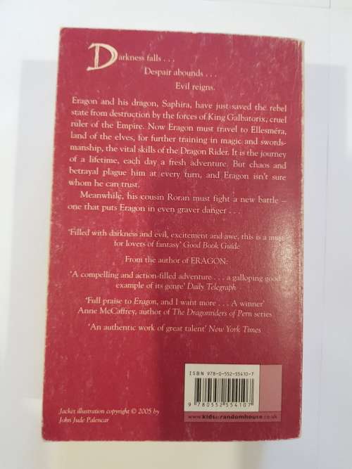 Eldest, Inheritance Book Two by Christopher Paolini