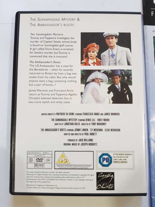 Agatha Christie Film Collection, The Sunningdale Mystery and The Ambassador`s Boots DVD